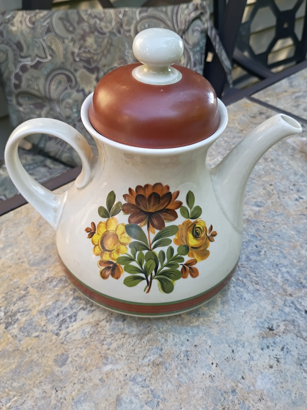 Ceramic Floral Teapot